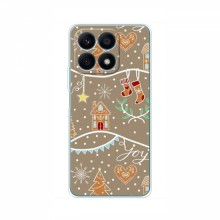 Новогодние, Праздничные Чехлы для Huawei Honor X8a - 2024 год Новогодние пряники - купить на Floy.com.ua