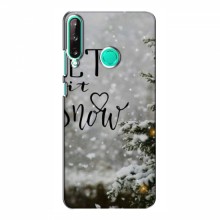 Новогодние, Праздничные Чехлы для Huawei P40 Lite e - 2024 год Let it snow - купить на Floy.com.ua