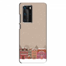 Новогодние, Праздничные Чехлы для Huawei P40 Pro - 2024 год