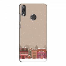 Новогодние, Праздничные Чехлы для Huawei Y7 2019 - 2024 год Зимний город - купить на Floy.com.ua