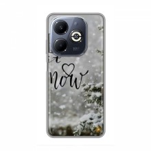 Новогодние, Праздничные Чехлы для Infinix Smart 8 Plus - 2024 год Let it snow - купить на Floy.com.ua