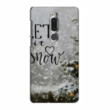 Новогодние, Праздничные Чехлы для Meizu M8 / V8 - 2024 год Let it snow - купить на Floy.com.ua