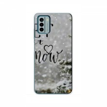 Новогодние, Праздничные Чехлы для Nokia G22 - 2024 год Let it snow - купить на Floy.com.ua