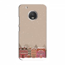 Новогодние, Праздничные Чехлы для Motorola MOTO G5 - 2024 год Зимний город - купить на Floy.com.ua