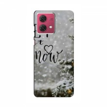 Новогодние, Праздничные Чехлы для Motorola MOTO G84 - 2024 год Let it snow - купить на Floy.com.ua