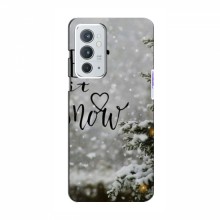 Новогодние, Праздничные Чехлы для OnePlus 9RT - 2024 год Let it snow - купить на Floy.com.ua