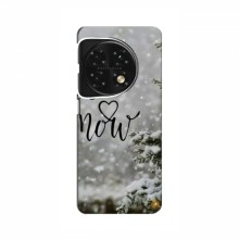 Новогодние, Праздничные Чехлы для OnePlus 11 - 2024 год Let it snow - купить на Floy.com.ua