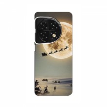 Новогодние, Праздничные Чехлы для OnePlus 12R - 2024 год Санта на луне - купить на Floy.com.ua