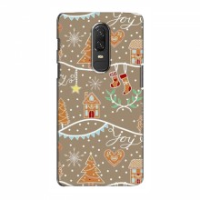 Новогодние, Праздничные Чехлы для OnePlus 6 - 2024 год Новогодние пряники - купить на Floy.com.ua