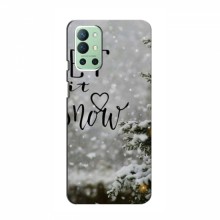 Новогодние, Праздничные Чехлы для OnePlus 9R - 2024 год Let it snow - купить на Floy.com.ua