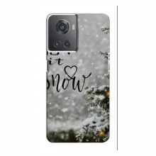 Новогодние, Праздничные Чехлы для OnePlus ACE (10R) - 2024 год Let it snow - купить на Floy.com.ua