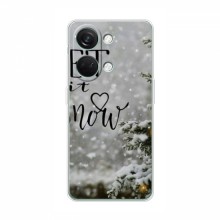Новогодние, Праздничные Чехлы для OnePlus Nord 3 5G - 2024 год Let it snow - купить на Floy.com.ua