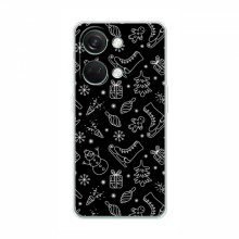 Новогодние, Праздничные Чехлы для OnePlus Nord 3 5G - 2024 год Новогодний фон - купить на Floy.com.ua