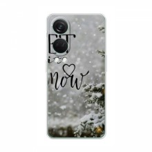 Новогодние, Праздничные Чехлы для OnePlus Nord 4 - 2024 год Let it snow - купить на Floy.com.ua