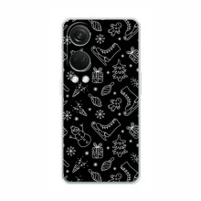 Новогодние, Праздничные Чехлы для OnePlus Nord 4 - 2024 год Новогодний фон - купить на Floy.com.ua