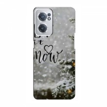 Новогодние, Праздничные Чехлы для OnePlus Nord CE 2 (5G) (IV2201) - 2024 год Let it snow - купить на Floy.com.ua