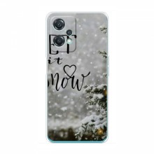 Новогодние, Праздничные Чехлы для OnePlus Nord CE 2 Lite 5G - 2024 год Let it snow - купить на Floy.com.ua