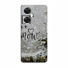 Новогодние, Праздничные Чехлы для OnePlus Nord CE 3 Lite - 2024 год Let it snow - купить на Floy.com.ua