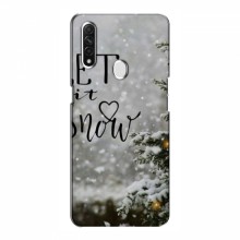 Новогодние, Праздничные Чехлы для OPPO A31 - 2024 год Let it snow - купить на Floy.com.ua