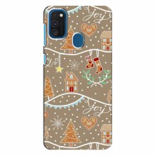 Новогодние, Праздничные Чехлы для Samsung Galaxy A21s - 2024 год Новогодние пряники - купить на Floy.com.ua