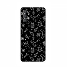 Новогодние, Праздничные Чехлы для Samsung Galaxy A32 (5G) - 2024 год Новогодний фон - купить на Floy.com.ua