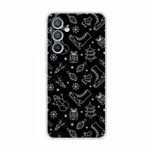 Новогодние, Праздничные Чехлы для Samsung Galaxy A34 - 2024 год Новогодний фон - купить на Floy.com.ua