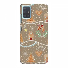 Новогодние, Праздничные Чехлы для Samsung Galaxy A51 5G (A516) - 2024 год Новогодние пряники - купить на Floy.com.ua