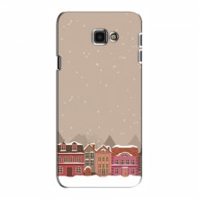Новогодние, Праздничные Чехлы для Samsung J4+, J4 Plus - 2024 год Зимний город - купить на Floy.com.ua