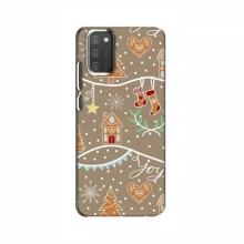 Новогодние, Праздничные Чехлы для Samsung Galaxy M02s - 2024 год Новогодние пряники - купить на Floy.com.ua