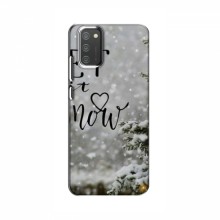 Новогодние, Праздничные Чехлы для Samsung Galaxy M02s - 2024 год Let it snow - купить на Floy.com.ua