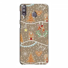 Новогодние, Праздничные Чехлы для Samsung Galaxy M30 - 2024 год Новогодние пряники - купить на Floy.com.ua