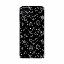 Новогодние, Праздничные Чехлы для Samsung Galaxy M32 - 2024 год Новогодний фон - купить на Floy.com.ua