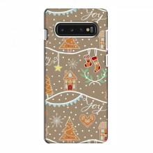 Новогодние, Праздничные Чехлы для Samsung S10 - 2024 год Новогодние пряники - купить на Floy.com.ua