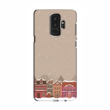Новогодние, Праздничные Чехлы для Samsung S9 Plus - 2024 год Зимний город - купить на Floy.com.ua