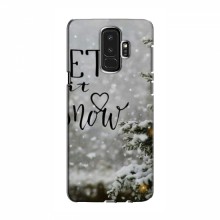 Новогодние, Праздничные Чехлы для Samsung S9 Plus - 2024 год Let it snow - купить на Floy.com.ua