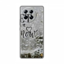 Новогодние, Праздничные Чехлы для TECNO Spark 20 Pro Plus - 2024 год Let it snow - купить на Floy.com.ua