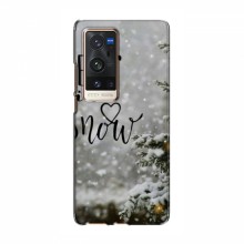 Новогодние, Праздничные Чехлы для ViVO X60 Pro Plus - 2024 год Let it snow - купить на Floy.com.ua