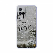 Новогодние, Праздничные Чехлы для ViVO Y21 / Y21s - 2024 год Let it snow - купить на Floy.com.ua