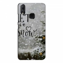 Новогодние, Праздничные Чехлы для ViVO Y93 Lite - 2024 год Let it snow - купить на Floy.com.ua