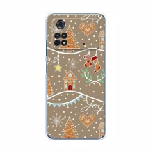 Новогодние, Праздничные Чехлы для Xiaomi POCO M4 Pro 4G - 2024 год Новогодние пряники - купить на Floy.com.ua
