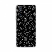 Новогодние, Праздничные Чехлы для Xiaomi 11T - 2024 год Новогодний фон - купить на Floy.com.ua