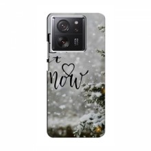 Новогодние, Праздничные Чехлы для Xiaomi 13T - 2024 год Let it snow - купить на Floy.com.ua