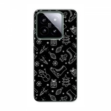 Новогодние, Праздничные Чехлы для Xiaomi 14 Pro - 2024 год Новогодний фон - купить на Floy.com.ua