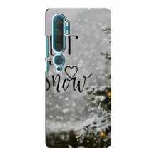 Новогодние, Праздничные Чехлы для Xiaomi Mi 10 - 2024 год Let it snow - купить на Floy.com.ua