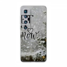 Новогодние, Праздничные Чехлы для Xiaomi Mi 10 Ultra - 2024 год Let it snow - купить на Floy.com.ua