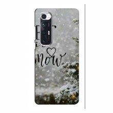 Новогодние, Праздничные Чехлы для Xiaomi Mi 10s - 2024 год Let it snow - купить на Floy.com.ua