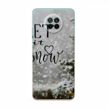 Новогодние, Праздничные Чехлы для Xiaomi Mi 10T Lite - 2024 год Let it snow - купить на Floy.com.ua