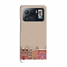 Новогодние, Праздничные Чехлы для Xiaomi Mi 11 Ultra - 2024 год Зимний город - купить на Floy.com.ua