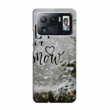 Новогодние, Праздничные Чехлы для Xiaomi Mi 11 Ultra - 2024 год Let it snow - купить на Floy.com.ua