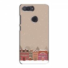Новогодние, Праздничные Чехлы для Xiaomi Mi8 Lite - 2024 год Зимний город - купить на Floy.com.ua